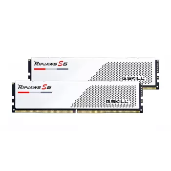 DIMM 32 GB DDR5-5600 (2x 16 GB) Dual-Kit, pamäť biela, F5-5600J4040C16GX2-RS5W, Ripjaws S5, INTEL XMP