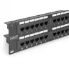 DIGITUS - patch panel - RJ-45 x 48 - sivý, RAL 7035 - 2U - 48 portov (DN-91648U)