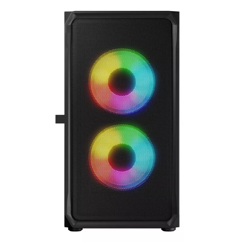 Počítačová skriňa Logic Concept Portos Mini ARGB Micro ATX čierna