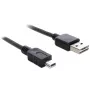 USB kábel DeLOCK 5m USB 2.0 A - Mini-USB samec/samec