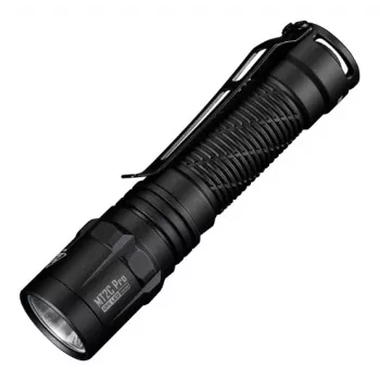 Ručná baterka Nitecore MT2C Pro, kompaktná hliníková LED, USB nabíjateľná, 50 lm min, vodotesná 2 m, nárazuvzdorná, 117,5 mm, 64 g, čierna