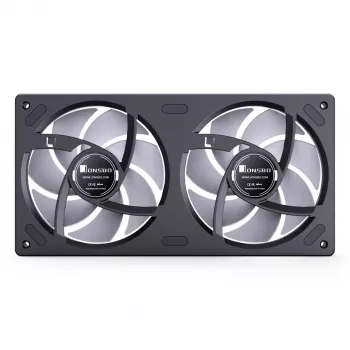 Ventilátor Jonsbo ZB-240 240mm ARGB PWM čierny — Infinity-Mirror dizajn