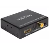 HDMI stereo / 5.1 kanálový audio extraktor 4K, adaptér čierny