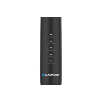 Elektrická zubná kefka BLAUPUNKT DTS201BK — nabíjacia sonická zubná kefka, čierna, dvojminútový časovač, integrovaná 5-V batéria