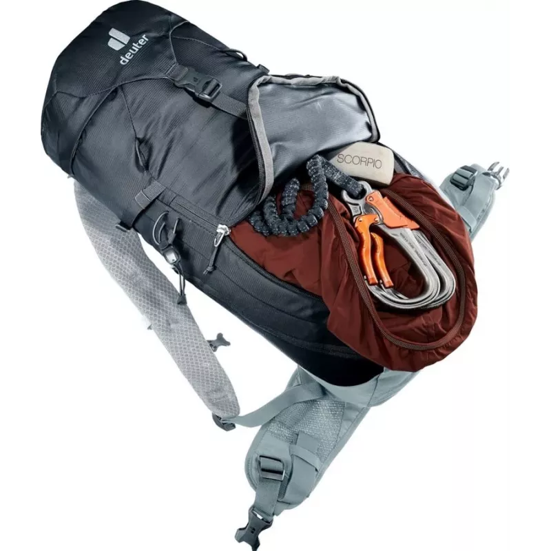 Batoh DEUTER Trail 18 I — denný batoh, 18 L, čierny/schiefer