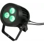 LED PAR svietidlo EUROLITE 3x8W QCL Spot — 3x8W RGB COB LED, kompaktný PAR spot
