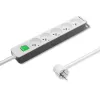 Qoltec 50290 rozbočovač 1,8 m 5 AC zásuviek interiér biely