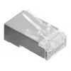 LANBERG RJ-45 konektor samec PLS-5000EZ, Cat5e, F/UTP (FTP), sivý, 100 ks
