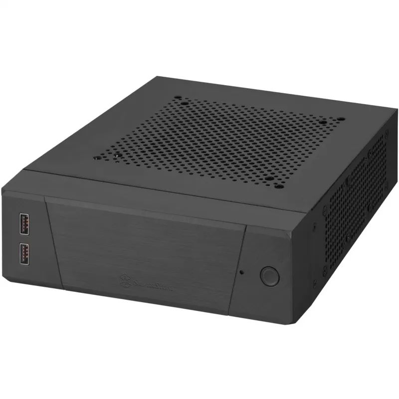 SilverStone MILO ML10 - USFF - Mini-ITX - bez napájacieho zdroja - čierna - USB/Audio (SST-ML10B)