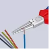 KNIPEX 30 35 160 – ploché ihličkové kliešte – 2,5 mm – 4,1 cm – oceľ – modrá/červená – 16 cm