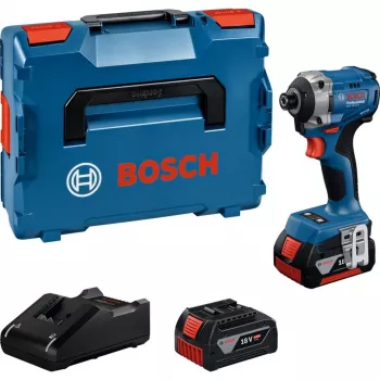 Akumulátorový rázový uťahovák Bosch GDR 18V-215 s 2x 4,0Ah akumulátormi