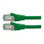 ROLINE RM patch kábel Cat.6A S/FTP (PiMF), zelený, 0,3 m