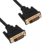 Akyga AK-AV-06 DVI-D Dual-Link kábel (24+1), konektor samec na konektor samec, 1,8 m, čierny