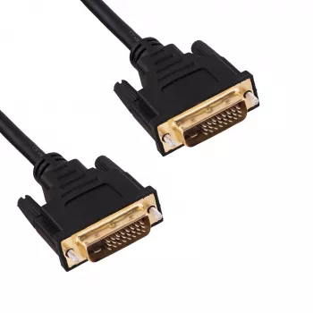 Akyga AK-AV-06 DVI-D Dual-Link kábel (24+1), konektor samec na konektor samec, 1,8 m, čierny