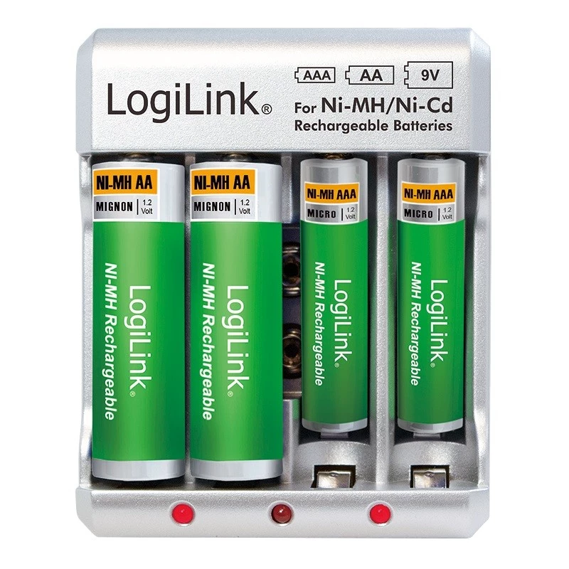 Nabíjačka batérií pre Ni-MH / Ni-Cd AA / AAA / 9V