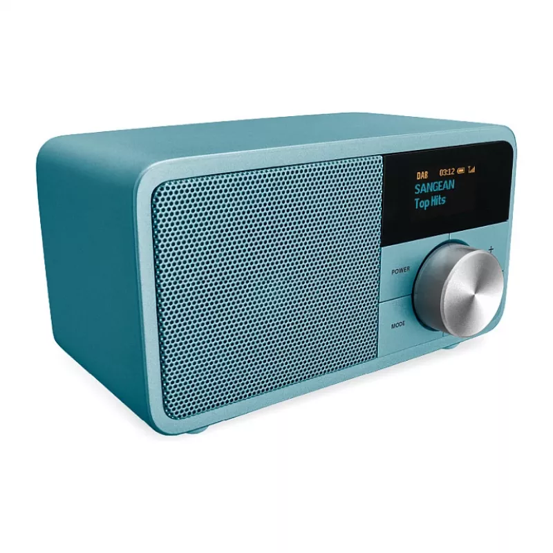 Sangean DDR-7 Norse Blue stolné rádio, DAB+, FM, AUX, Bluetooth, tyrkysové