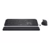 Logitech MX Keys combo for Business Gen 2 klávesnica myš súčasťou Office RF Wireless + Bluetooth AZERTY francúzska grafitová