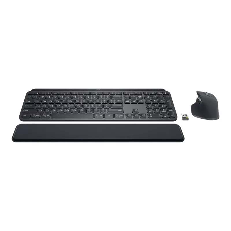 Logitech MX Keys combo for Business Gen 2 klávesnica myš súčasťou Office RF Wireless + Bluetooth AZERTY francúzska grafitová