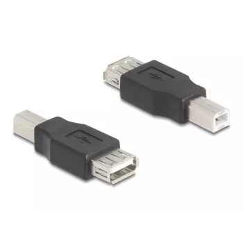 Káblový adaptér DeLOCK 67199 USB Type-B na Type-A čierny