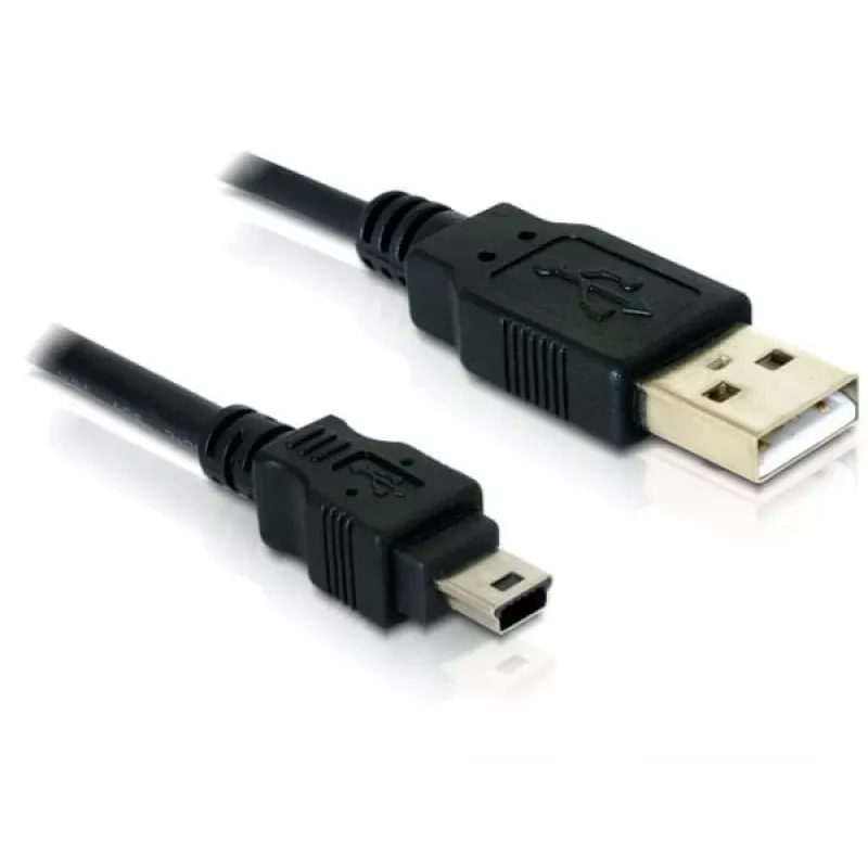 USB kábel DeLOCK 82252 USB 2.0 1,5 m USB A Mini-USB B čierny