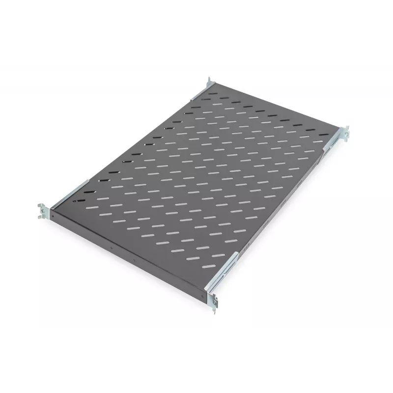 Polica pre sieťové a serverové skrine Digitus DN-19 TRAY1-1000-ECB