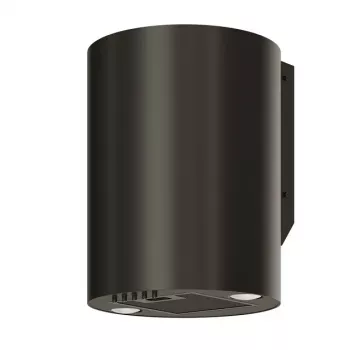 Digestor MAAN Elba Mini WPB 431, čierna oceľ, 120–300 m³/h, hladina hluku 55–61 dB, výška 400 mm, elektronické ovládanie s displejom a diaľkovým ovládačom