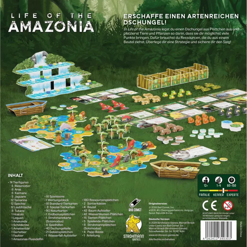 Life of the Amazonia, spoločenská hra