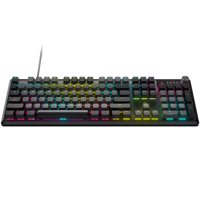 Corsair K70 CORE RGB klávesnica Gaming USB QWERTZ nemecká sivá