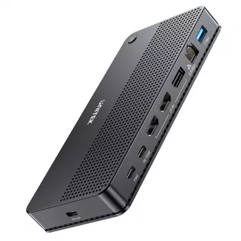 Dokovacia stanica UNITEK D1104A01 USB4 káblová 100 W Power Delivery