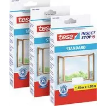 Sieť proti hmyzu Tesa STANDARD 55671 1300 mm x 1100 mm antracitová