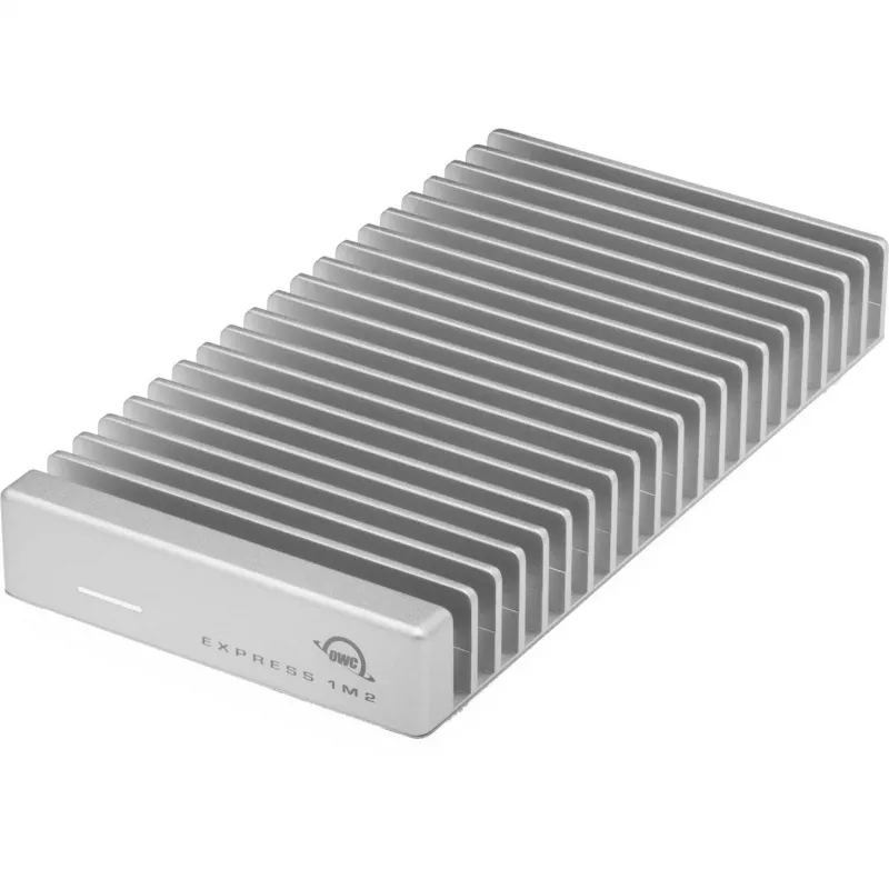Other World Computing OWC Express 1M2 - puzdro na úložisko - M.2 NVMe Card - USB4 - strieborná (OWCUS4EXP1M2)