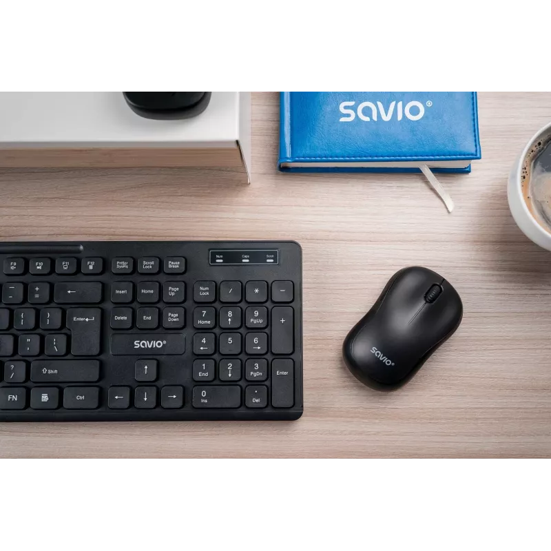 Savio KB-02 klávesnica Home/Office USB QWERTY čierna