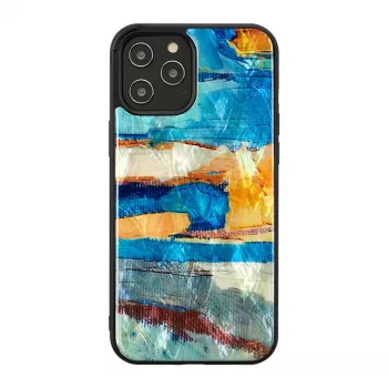Ochranné puzdro iKins pre Apple iPhone 12 Pro Max — nebesky modrá