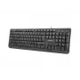 NATEC KLÁVESNICA TROUT SLIM USB, US-LAYOUT, ČIERNA