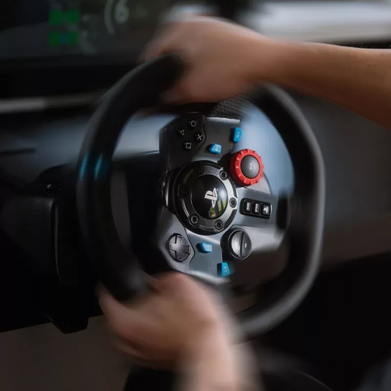 Logitech G G29 volant + pedále PlayStation 3, PlayStation 4 analógový USB 2.0 čierna