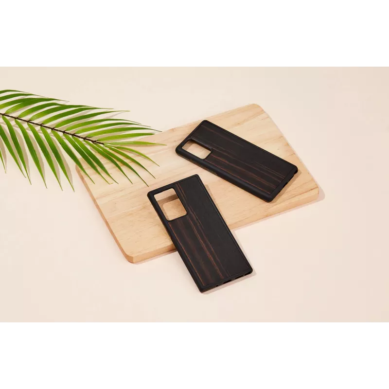 Ochranné puzdro Man and Wood pre Samsung Galaxy Note 20 Ultra — Ebony čierna