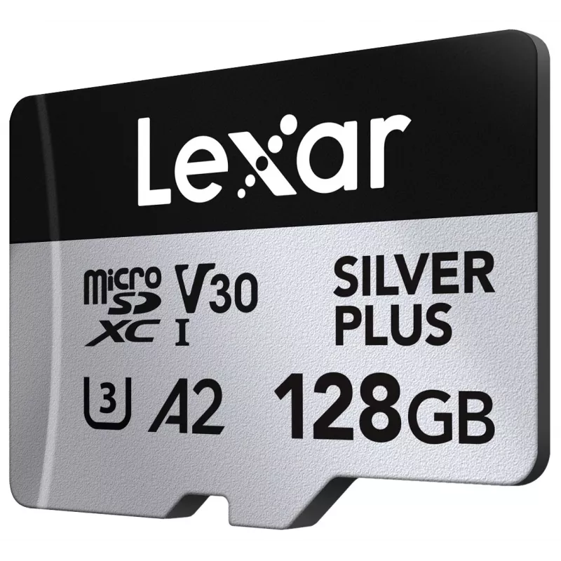 Flash pamäť Lexar 128 GB UHS-I MicroSDXC Professional SILVER PLUS