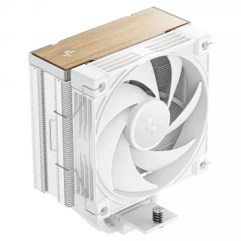 Vzduchový chladič DeepCool AK400 G2 WH, 120-mm ventilátor, max. tlak vzduchu 3,33 mmH₂O, 92×132×156 mm, biely