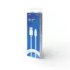 USB 2.0 kábel SAVIO CL-168, USB A (konektor samec) na USB C (konektor samec), 3 m, biely