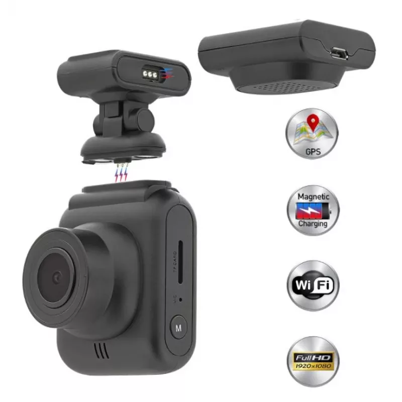 Palubná kamera Tellur Dash Patrol DC2 FullHD 1080P GPS čierna