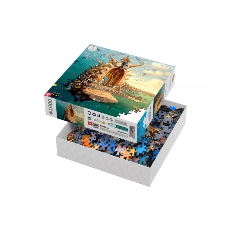 Puzzle Good Loot Cenega Imagination 1000 dielikov, šírka 680 mm, umelina