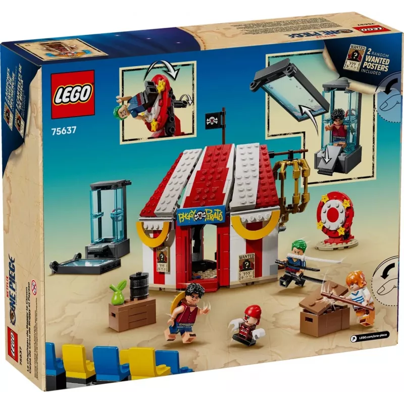 LEGO Bricks hracia sada Buggy klauna cirkusový stan 75637 — 573 dielov, 4 minifigúrky, vek 8+