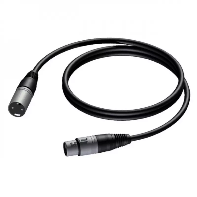 PROCAB kábel XLR samec na XLR samica 1m