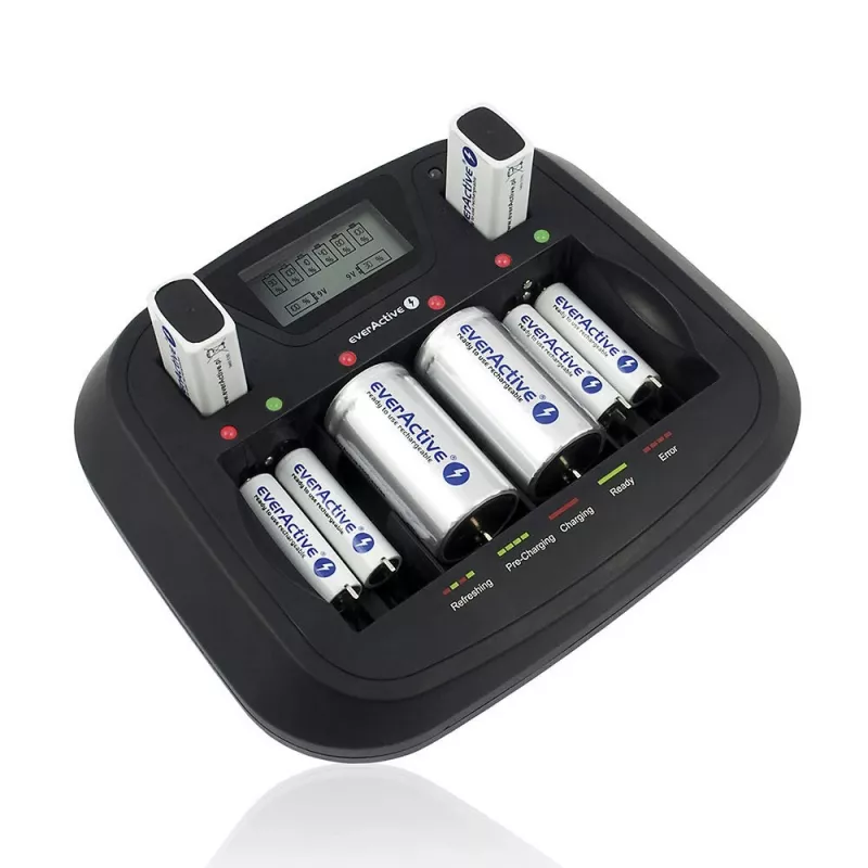 everActive NC-900U univerzálna nabíjačka batérií