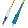 Microconnect FIB461001 InfiniBand/sklenené vlákno kábel 1 m LC žltý