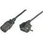 Napájací kábel LOGON TC005NC C13 na CEE7/5, 0,5 m, odnímateľný napájací kábel