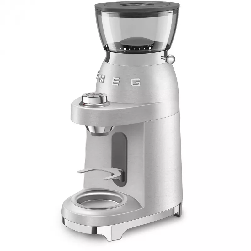 SMEG kávomlynček 50s Style CGF02SSEU *strieborný*