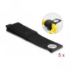 DeLOCK suchý zips heavy-duty 435x50mm čierny 5 ks