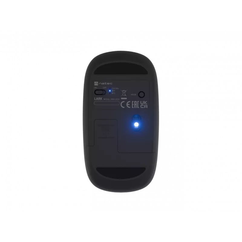 Natec Myš | Lark | Bezdrôtová | 2,4 GHz, Bluetooth | Antracitová