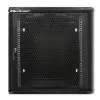 Qoltec 54488 19-palcová nástenná rack skriňa, 12U, 600 x 635 x 450 mm, perforované dvere